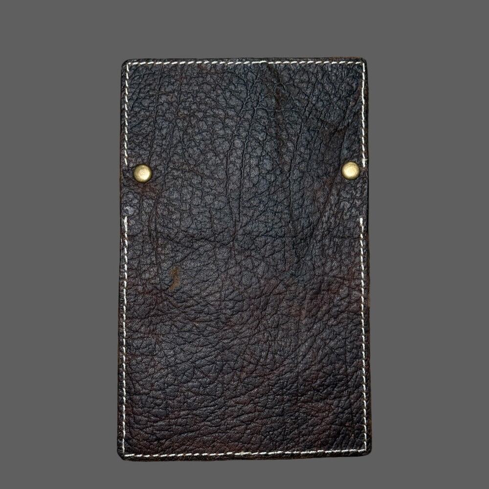 Handcrafted Leather Arrow Pocket Quiver Turquoise Inlay Traditional - Picture 6 of 13